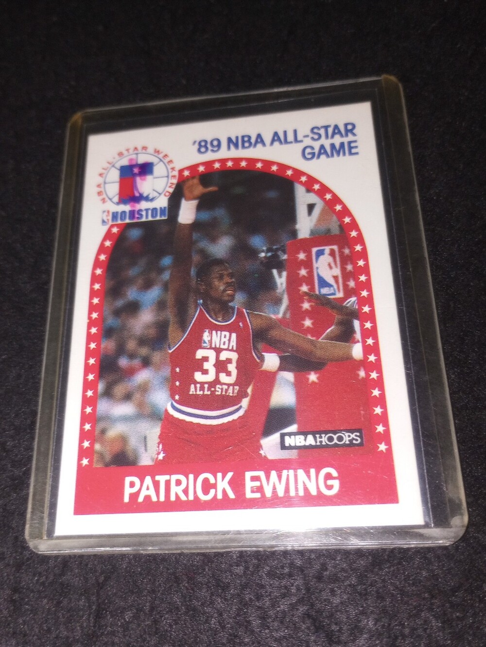 1988-89 NBA Hoops Card Patrick Ewing NBA All-Star Card #159 New York Knicks